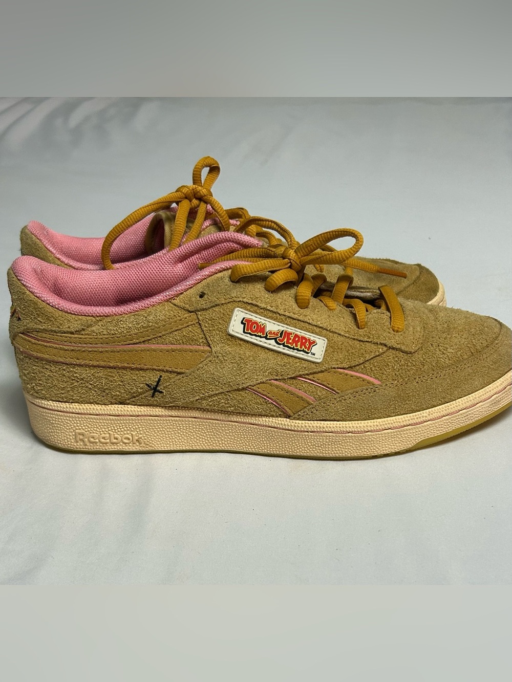 Reebok x Tom & Jerry Club C Revenge “Jerry” Suede Sneakers Men’s 12
